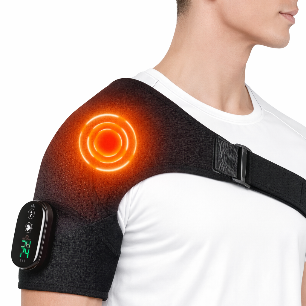 Posturely ThermaPulse™ Heated Shoulder Wrap - Image 1